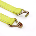 Polyester Ratchet Strap with double J hook